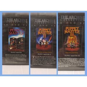 Puppet Master I, II, III The Archive Collection (DVD, 1989-1991)